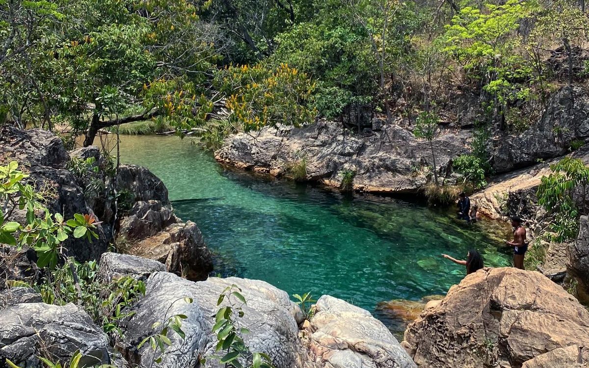 Cachoeira do pacote Aventura — Cavalcante