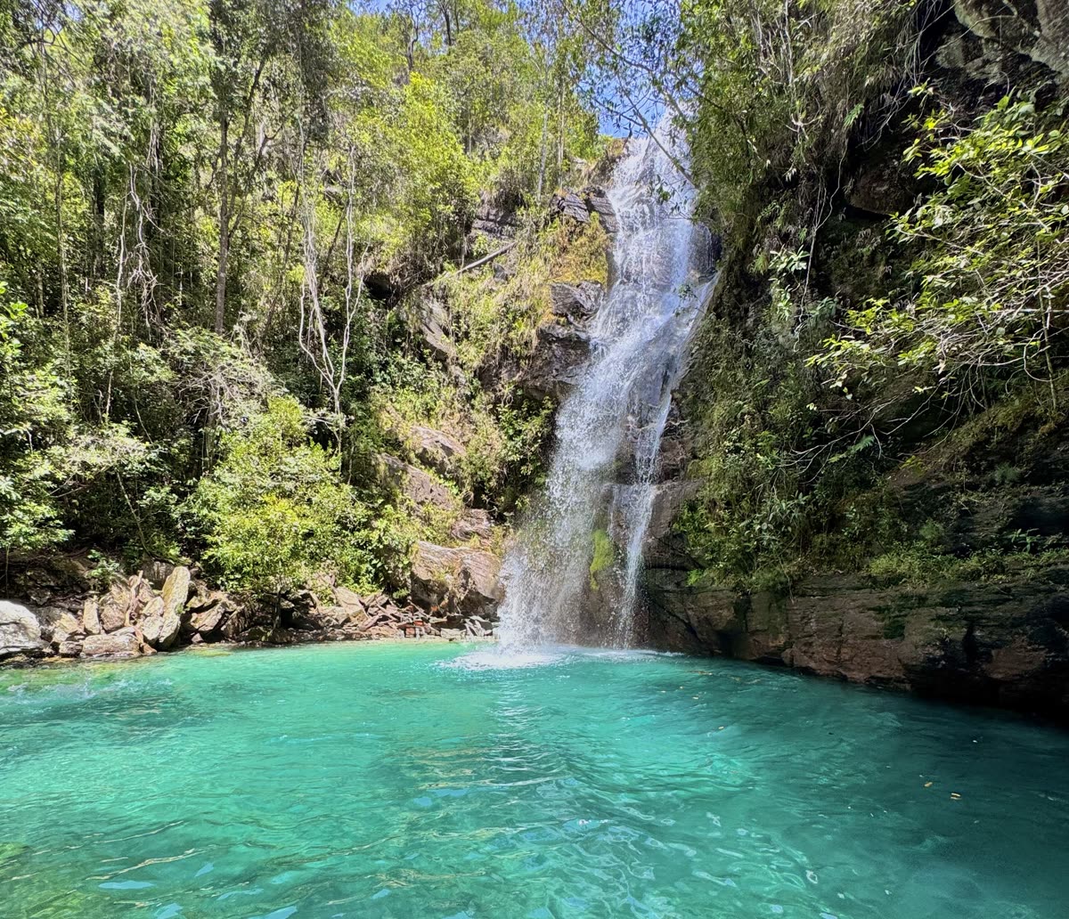 Cachoeira do pacote Clássico — Alto Paraíso / Cavalcante / São Jorge
